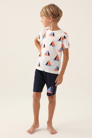 Rolypoly Boat Krem Erkek Çocuk Bermuda Takım 5274-42919 Krem