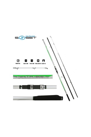 Sunset Nikita Surf Kamışı Power Kw 420 Cm 3 Parça 100-250gr 1