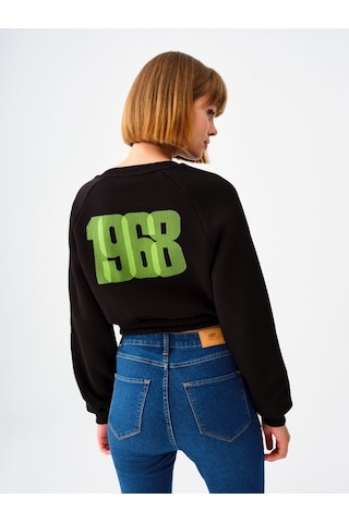 LOFT Loose Fit Kadın Sweatshirt Lf2034511 Q1.v1 Siyah