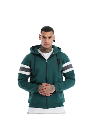 Munich Erkek Yeşil Günlük Stil Sweatshirt 24ke031-ysl Yeşil