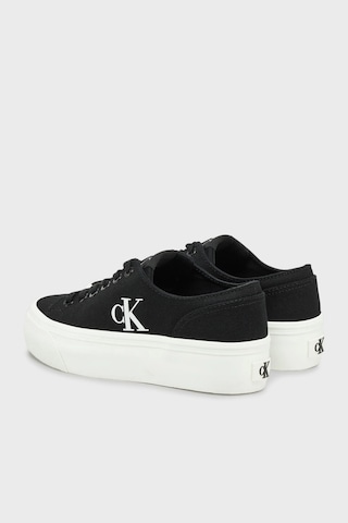 Calvin Klein Bayan Ayakkabı Yw0yw01763 0gm Siyah-beyaz Siyah-beyaz Siyah - Beyaz