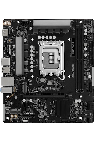 Asrock H810m-h 6400mhz Ddr5 Soket 1851 M.2 Usb 3.2 Hdmı Matx Anakart