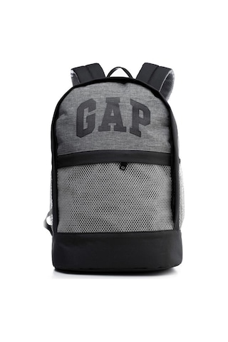 Gap Sırt Çantası Çift Bölmeli Gri Siyah Gap.03499