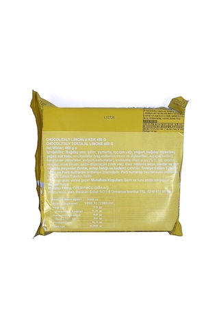 Chocolitaly La Bottega Della Torta Lemon Cake - Limonlu Kek 400 G