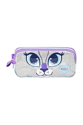 Mikro Muggle Shimmer Cat Kalem Çantası Mu-9051 Çok Renkli