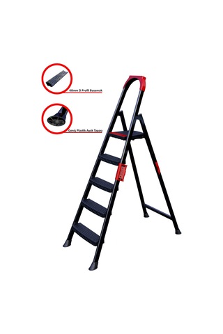 Anka Plus 4+1 Basamaklı Metal Merdiven, Anka4