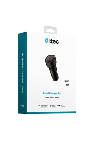 Ttec Smartcharger Pd 30w Araç Hızlı Şarj Aleti 2ckp01s Siyah