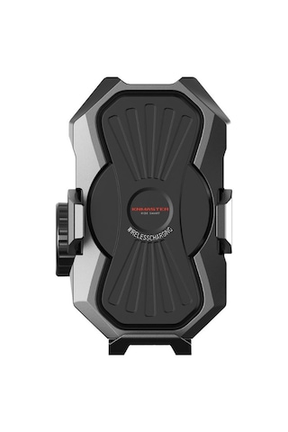 Knmaster Tt-880 Wu Kablosuz Şarjlı Titreşim Önleyicili Motosiklet Telefon Tutucu Gri