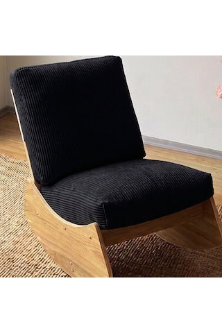 Comfort Sallanır Koltuk Tv Koltuğu Sallanan Berjer Sandalye Siyah