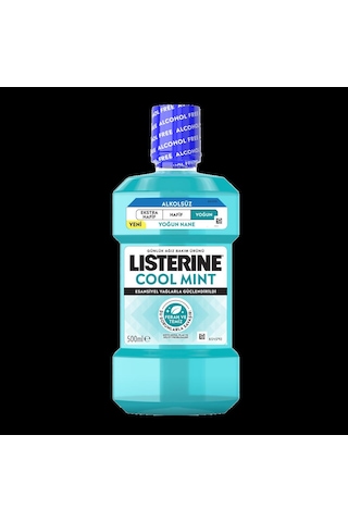Lısterıne Cool Mınt Yoğun Tat Alkolsüz Ağız Bakım Suyu 500 Ml