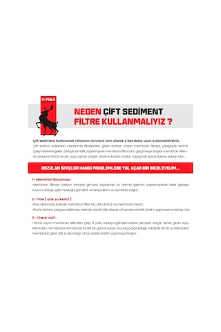 Kapalı Kasa Su Arıtma Cihazı Filtresi Inline 3Lü Filtre Seti 498555025