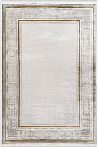 Woolen Halı Valentin Viscon Akrilik Halı 6258 Gold Renkli
