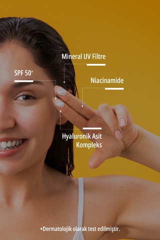 Normal Ciltler İçin Güneş Kremi Suncare+ Spf 50+ Faktör Uv Mineral Filtreli 50ml