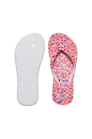 Roxy Slides Kız Çocuk Pembe Parmak Arası Plaj Terlik Pembe Pembe