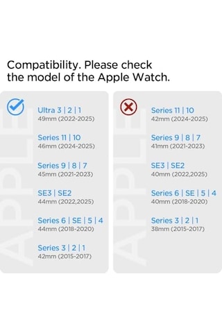 Apple Watch Ultra 49mm Seri 3/2/1-46mm Seri 11/10-45mm Seri Se3/9/8/7-44mm Seri Se2/se/6/5/4 İle Uyumlu Kordon Kayış Nano Pop Black Sesame - Amp09321
