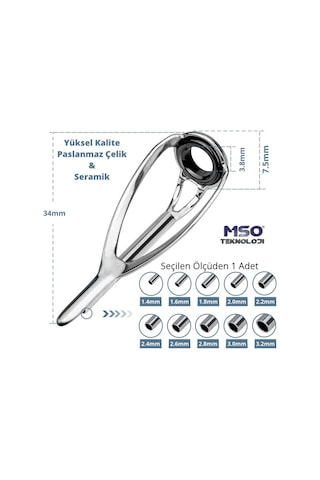 MSO Olta Balıkçılık VIP Kalite Kamış Uç Tamir Kit