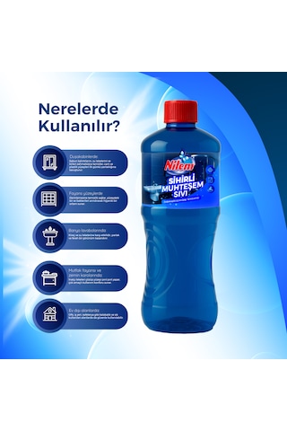 Nilem Sihirli Muhteşem Sıvı Fayans ve Duşakabin Temizleyici 2 x 1 L