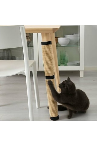 Kayışlı Ped Portatif Kedi Tırmalama Aparatı 25 x 63 CM