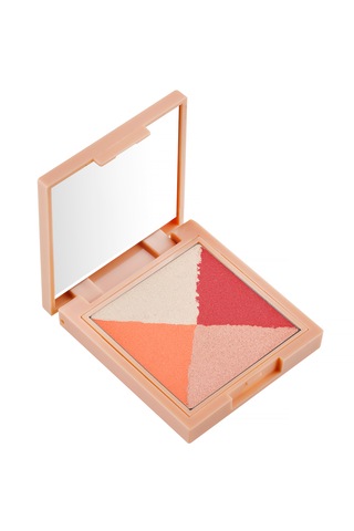 4'lü Toz Far Coral Reef 02 Mat & Işıltılı Talc Free Hyalüronik Asit & E Vitamini / My Joy Eyeshadow Quad Çok Renkli