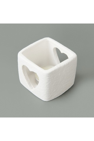 Deco Star Mumluk - Beyaz - 6x6 Cm Renkli