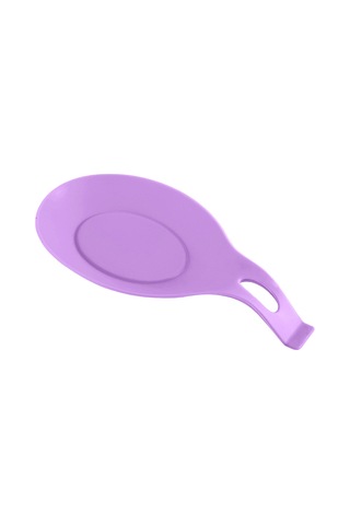 Dianziye Mor Silikon Kaşık Tutucu, Isıya Dayanıklı, Mutfak Tahta Koruyucu, Temizliği Kolay, Pratik Mutfak Aleti 20cm
