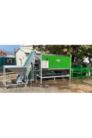 Kadıoğlu Magnum 3 - 3 Metre Çift Tamburlu Fırçalı Yatay Ceviz Soyma Makinesi