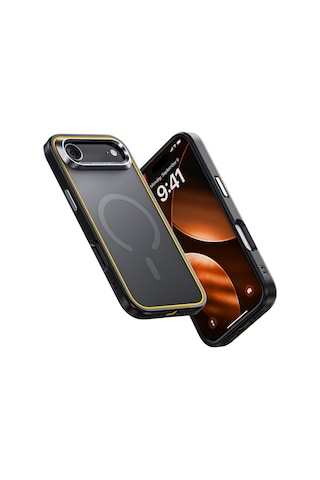 Aohi The Future Apple iPhone 17 Air Kılıfı, Magsafe Uyumlu Telefon Kılıfı, Siyah