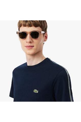 Lacoste Th0888-166 Erkek Tişört Lacivert