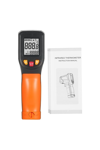 Pazly T600a Temassız Kızılötesi Termometre -58 C İle +600 C Dijital Ölçüm Wb