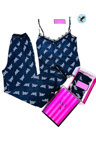 Victoria's Secret Bayan Pijama Takımı Siyah