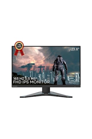 Lenovo G24-20 66cfgac1tk 23.8" 0.5 Ms Full Hd Ips 165 Hz Oyuncu Monitörü - Teşhir