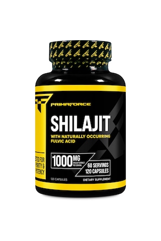 Primaforce Shilajit Naturally Occurring Fulvic Acid 120 Capsules Aromasız