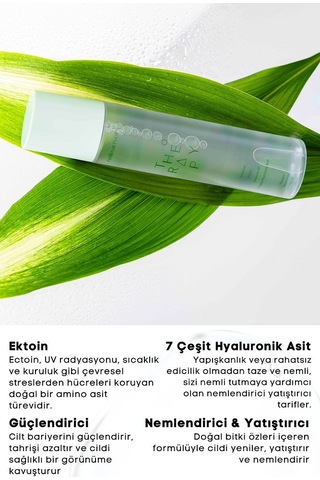 Ektoin Ve 7 Çeşit Hyaluronik Asit İle Güçlendirilmiş Nemlendirici Ve Yatıştırıcı Therapy Aqua Tonik