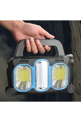 Buffer Hurry Bolt Güneş Enerjili Taşınabilir Çalışma Lambası Powerbank Özellikli Çok Renkli