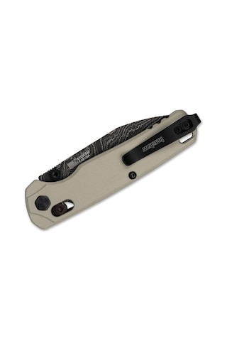 Kershaw Bel Air Damascus Kamp Çakı Gümüş