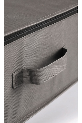 5'li Set 53 X 44 X 21 Cm Baza Altı & Dolap İçi Organizer, Yorgan & Yastık Düzenleyici Hurç Antrasit Antrasit - Gri