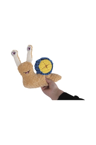 M-pets Snail Daria Salgangoz Şeklinde Ödül Hazneli Peluş Kedi Ve Köpek Oyuncağı 23.5x15 Cm