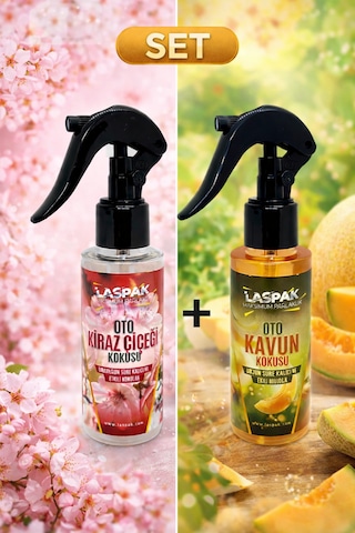 Premium 2 Li Oto Kokusu Seti Uzun Süre Kalıcı Doğal Esans Yoğun Aroma 100