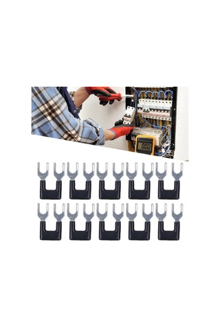 Geeroyoo 20 Adet Siyah Tb-1502 Bağlantı Şeridi - 400v 15a, Saf Kırmızı Bakır, Pvc Isolasyon, Ev Aletleri Ve Fabrika Atölyeleri İçin Uyumlu