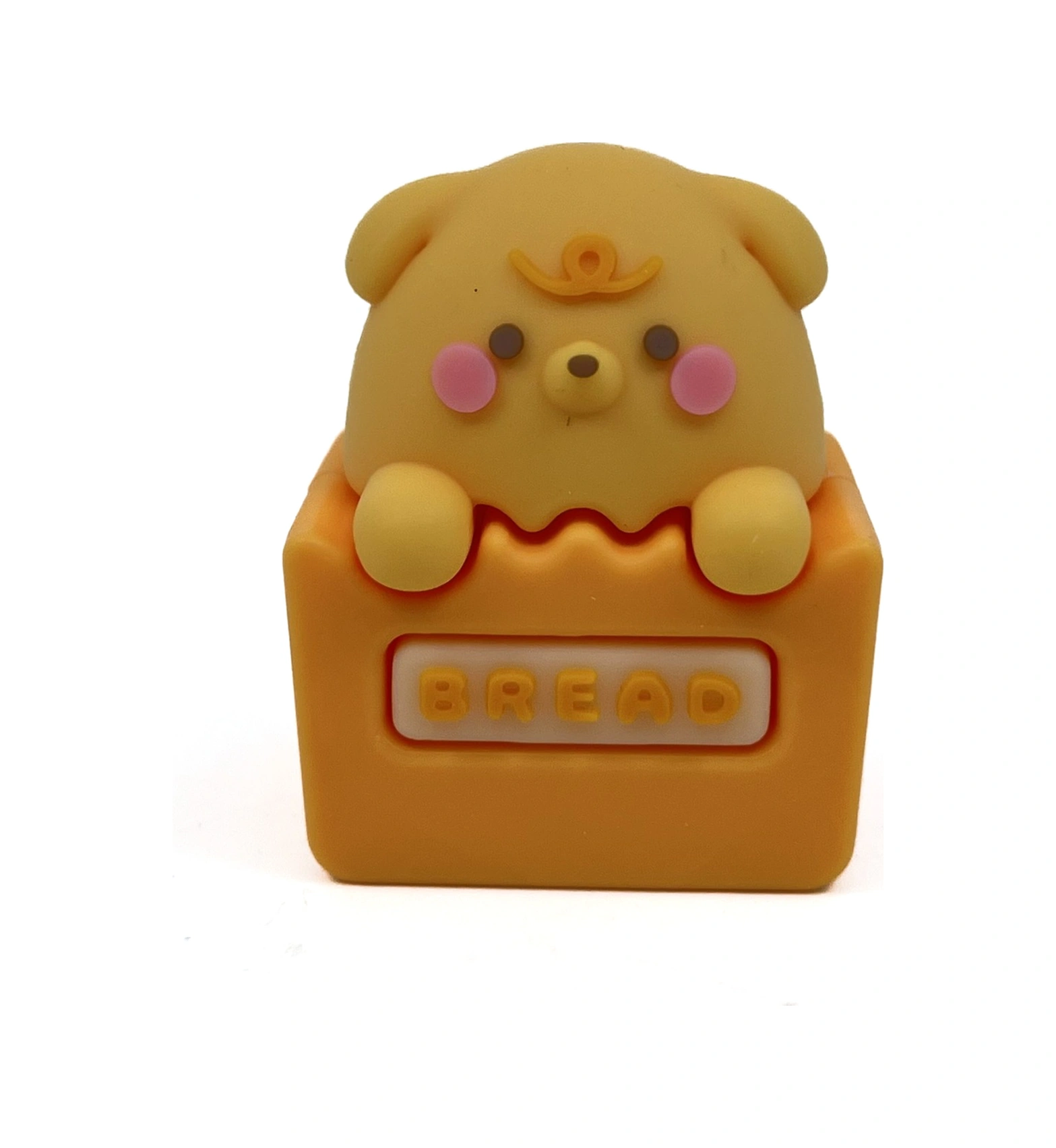 Pupu Bakery 3d Silikon Renkli Kalemtraş Sarı Ayıcık