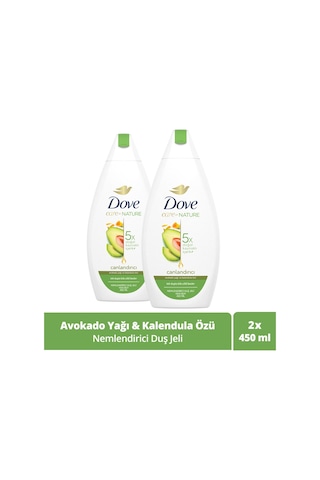 Dove Avakado Yağı Ve Kalendula Özü Nemlendirici Duş Jeli 2 x 450 ML