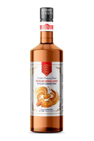 Nish Toffee Nut Aromalı Şurup 700 Ml - Cam Şişe