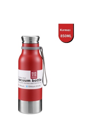 11 Paslanmaz Çelik Termos Bardak Kırmızı
