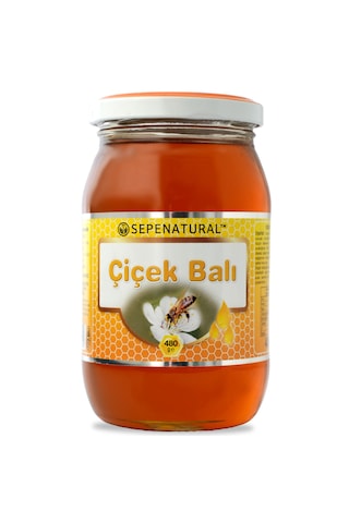 Sepe Natural Süzme Çiçek Balı 480 Gr Saf, Katkısız, Prolin