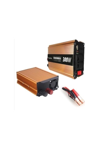 12264 Voltaj Çevirici Invertör 300w - 12 Volt 220 / Kısa Devre - Düşük Voltaj - Yüksek Akım Koruması