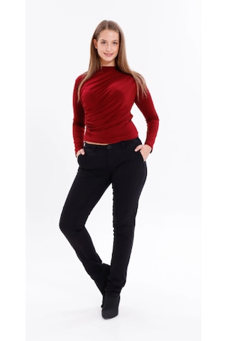 Eseclass Slim Mom Kalıp Lincoln Pantolon Siyah