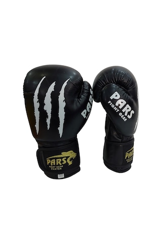 Pars Panter Boks Kick Boks Muay Thai Eldiveni Siyah