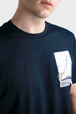 Paul & Shark Erkek T Shirt 24411064 013 Lacivert Lacivert