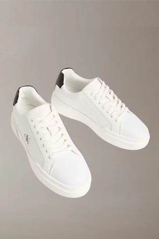 Calvin Klein Chunky Cupsole Bağcıklı Deri Kadın Siyah Sneaker Yw0yw01947-06x Siyah