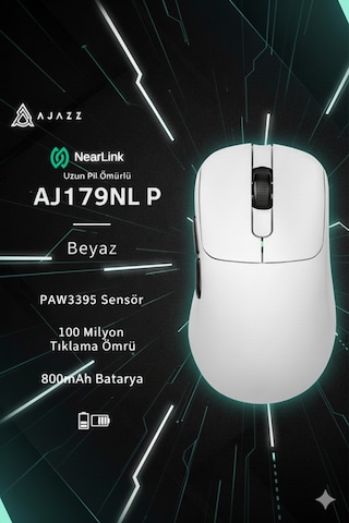 Aj179 Nl P Near-link 3 Modlu 1000hz 26.000 Dpı 800 Mah Batarya Paw 3395 - Yeni Nesil Bağlantı Modu Diğer